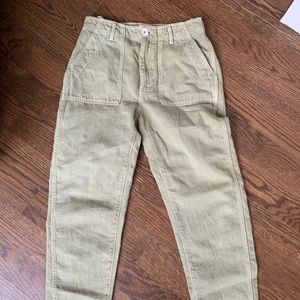 Zara linen cargo pants
